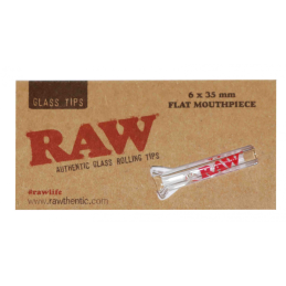 Raw Glass Tips Plana
